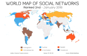 World Map of Social Media