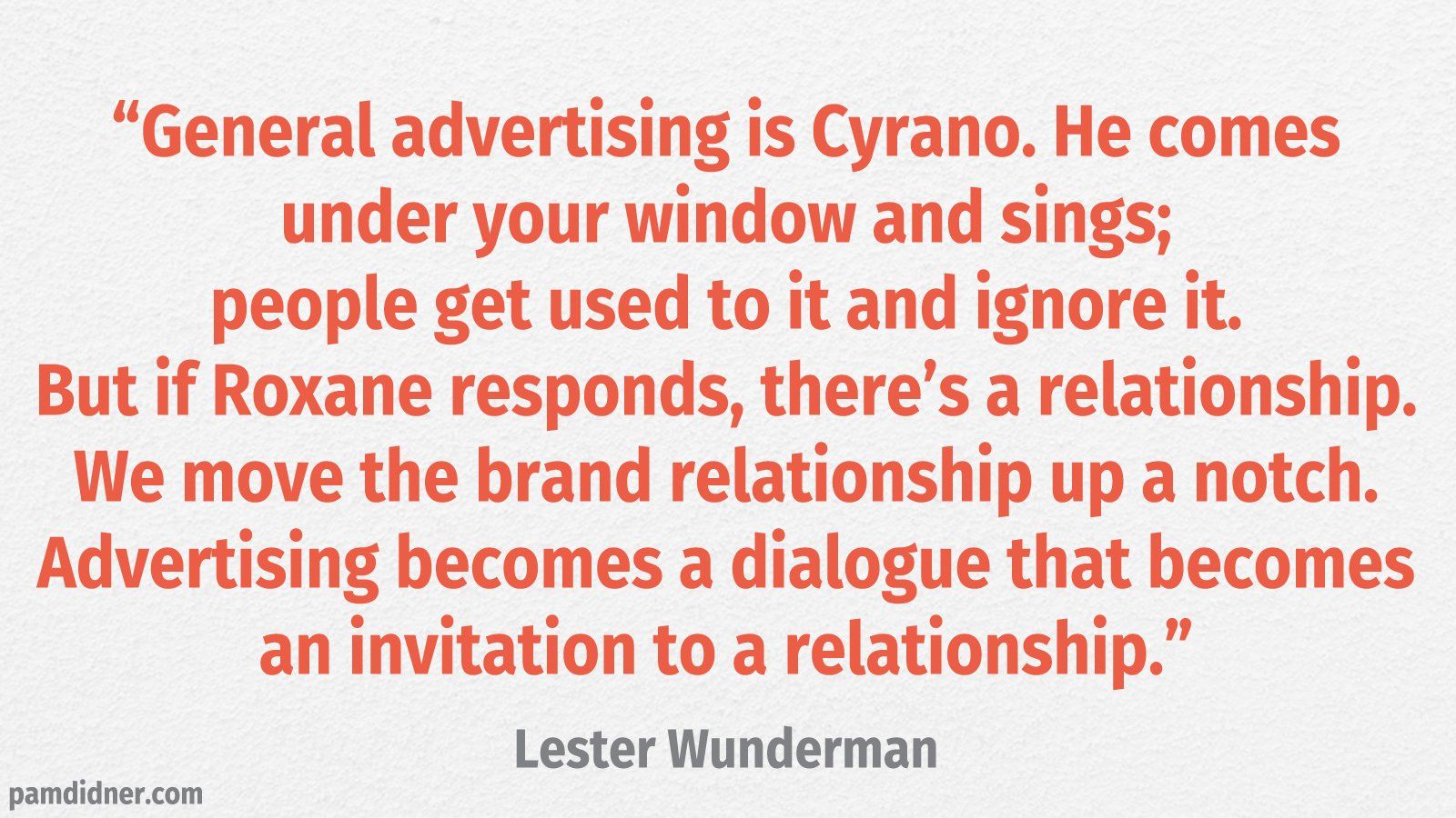 Advertising Branding Quote Lester Wunderman