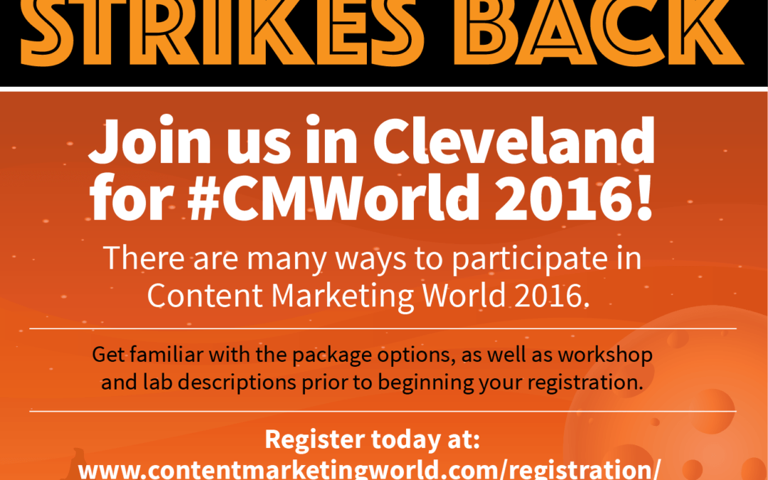 Content Marketing World 2016 – A Must To Go Conference