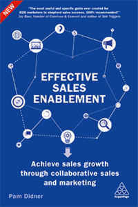 Sales enablement, B2B marketing webinar, Pam Didner, Effective sales enablement book