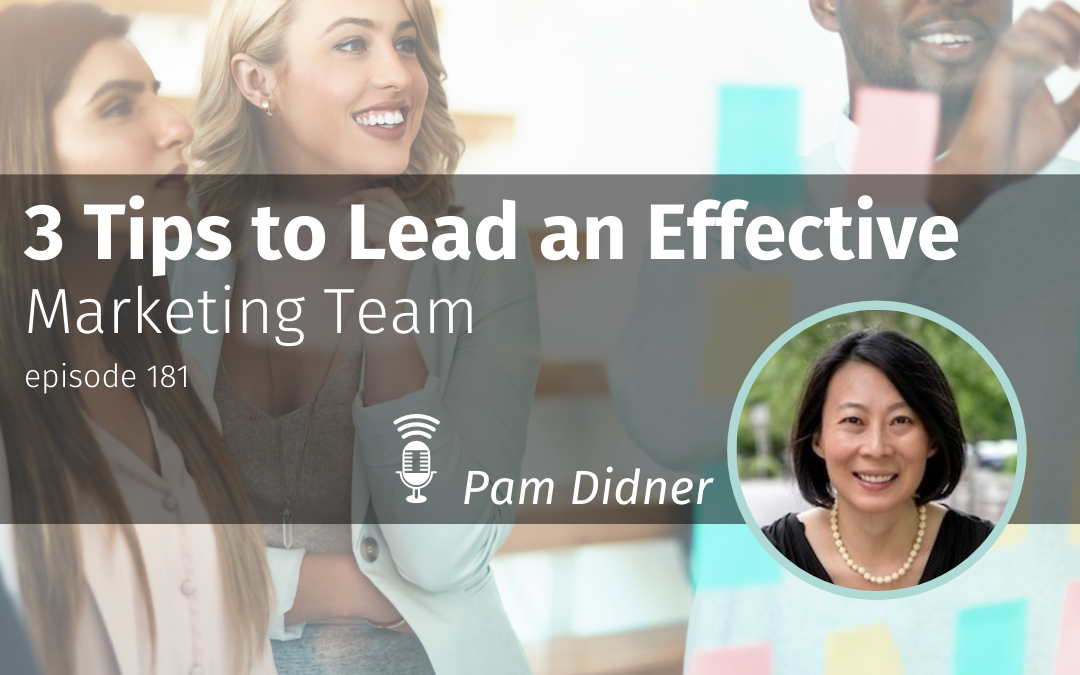 Episode 181 3 Tips to Lead an Effective Marketing Team