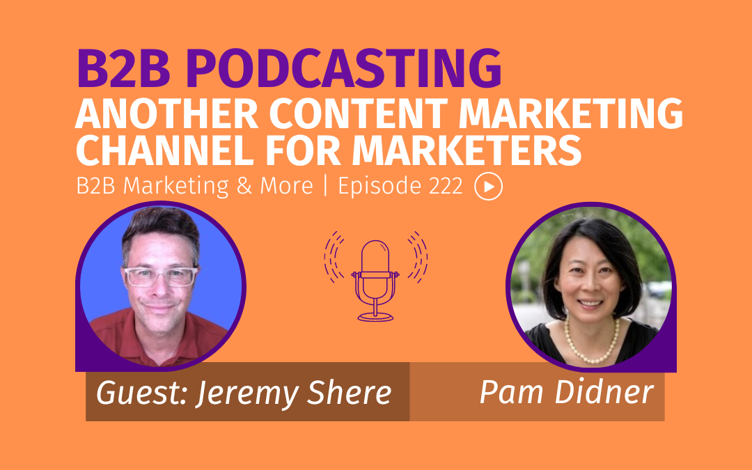 Episode 222 B2B Podcasting: Another Content Marketing Channel for Marketers